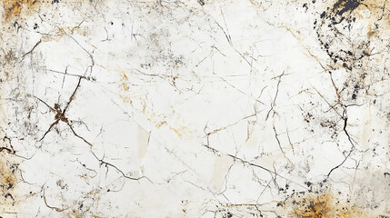 Fototapeta premium A Single Branch Against a Weathered White Wall A stark, bare tree branch against a cracked white wall, highlighting the beauty of simplicity and the passage of time.