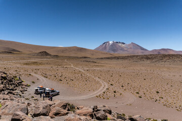 landscape in the desert