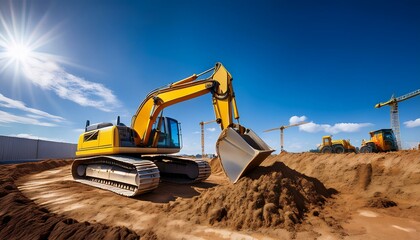 Obraz premium Site planning considers the flow of vehicle operations. 