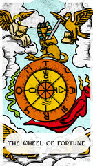 Tarot the wheel of fortune
