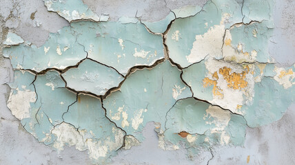 Obraz premium Rustic Cracked Wall for Background Design 