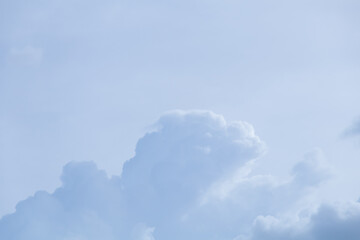 Blue sky background with tiny clouds, Nature cloud blue sky background, Blue Sky with Fluffy White Clouds on a Sunny Summer Day