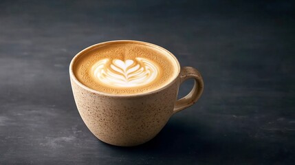 Artfully Crafted Coffee Masterpiece in a Cozy Setting