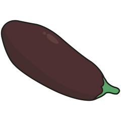 Hand draw fruits and vegetables. Fruits and vegetables.