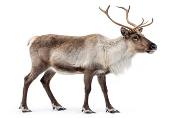 reindeer isolated on white background