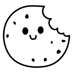 cookie cartoon doodle
