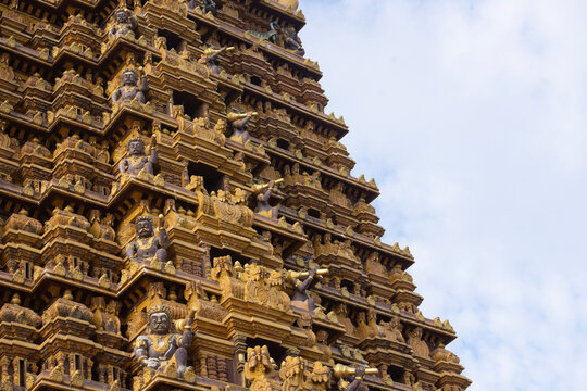 Jaffna Nallur Murugan Temple Gopuram Sculptures