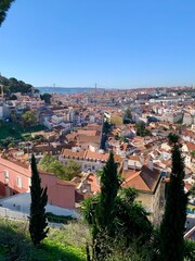 Fototapeta premium Vue panoramique de Lisbonne au Portugal