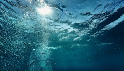 Obraz premium Savor the calm of a submerged paradise. 