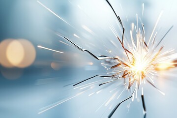Obraz premium Abstract Metal Spark Burst.
