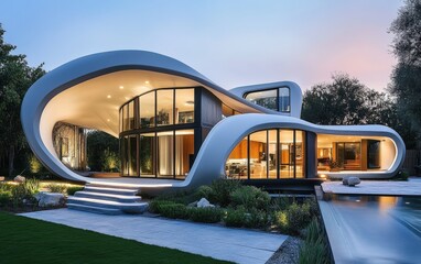 Fototapeta premium house of tomorrow professional photo