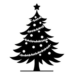 Fototapeta premium set of christmas trees