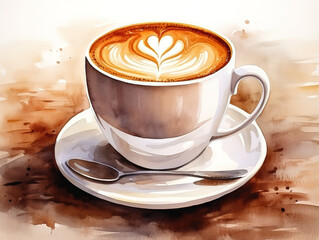 Fantastic Tasty coffee cup on terrace high angle