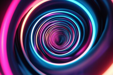 Vibrant Abstract Swirl: A Journey Through Colorful Hypnotic Patterns