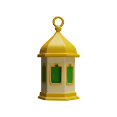 3D realistic lantern decoration with hanging, Ketupat for happy Eid Mubarak, vector Islamic Ramadan religion symbol