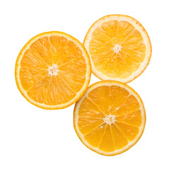 Fototapeta premium Orange fruit isolated on transparent background