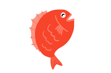 red fish cartoon