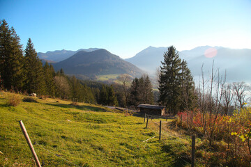 Landscape in the Alps