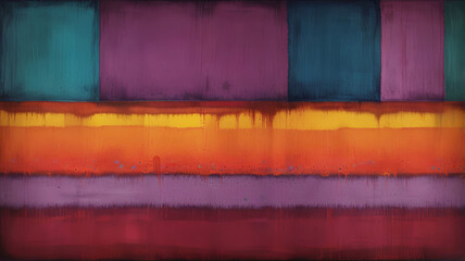 Fototapeta premium Modern Abstract Art with Emotional Color Palette