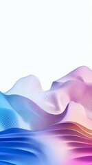 Abstract pastel wave background.  Soft, flowing colors create a serene and elegant design. Ideal for website banners, presentations, or mobile wallpapers.
