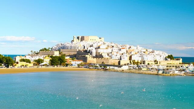 Peniscola, famous touristic city in Spain