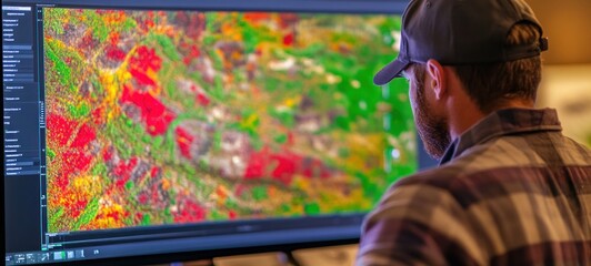 Precision Agriculture: Analyzing Terrain Data on a Computer Screen