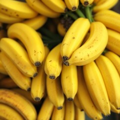 Many half cleaned banana as background