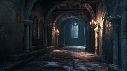 Fototapeta premium Ancient City Interior 