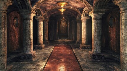 Obraz premium Ancient City Interior 