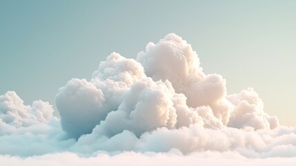 Cloud Computing Hub with Data Transfer Graphics in Hard Light