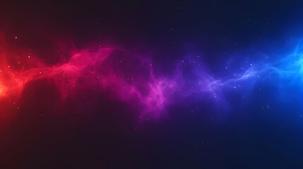 Naklejka premium Abstract Background with Red and Blue Nebula