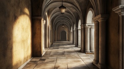 Fototapeta premium Ancient City Interior 