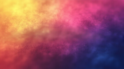 Abstract Background with Gradient of Yellow, Pink, and Blue
