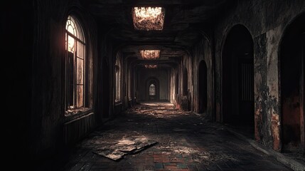 Burning Village Interior 