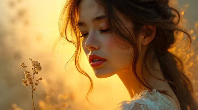 An Enchanting Abstract Expression of Emotion: Love Memories and Bittersweet Farewells