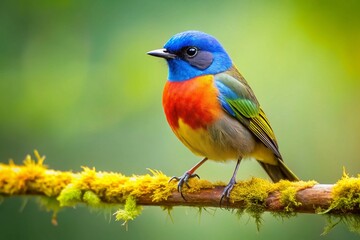 Fototapeta premium Serene Minimalist Photography of Lechusas in Natural Habitat, Capturing Their Silent Majesty Amidst the Tranquil Landscape, Perfect for Nature Lovers and Wildlife Enthusiasts