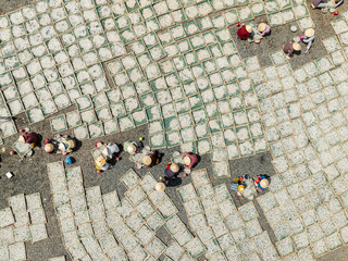 Drying anchovies after processing by fishermen in Binh Thuan, Vietnam. This is completely manual...