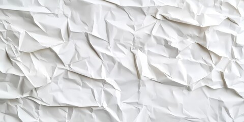 Obraz premium white crumpled paper texture background , wet paper texture, handmade paper 