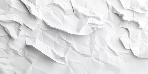 Obraz premium white crumpled paper texture background , wet paper texture, handmade paper 