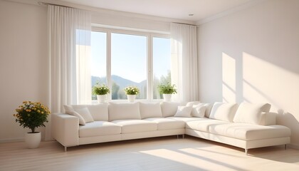 Illustration of the living room interior