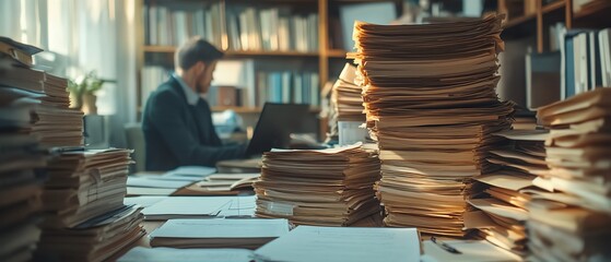 Obraz premium Business accountant auditing documents