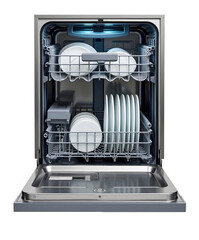 dishwasher isolated on white background