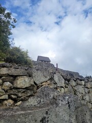 stone house in the mountains