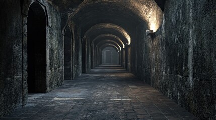 Eerie Dungeon Interior 