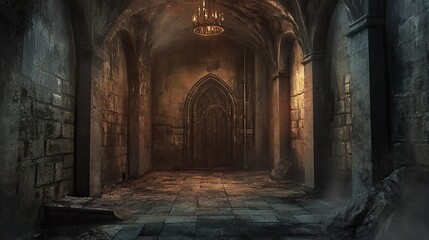 Eerie Dungeon Interior 