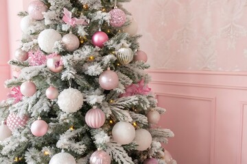 christmas decorations on the table