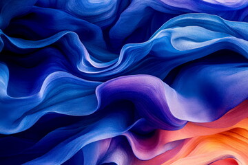 Obraz premium Gradient swirls and wave shapes, colorful abstract elements for creative backgrounds