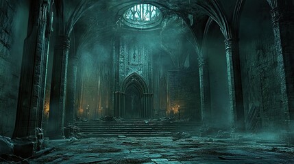 Eerie Dungeon Interior 