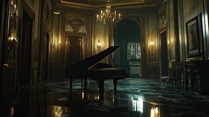 Eerie Mansion Interior 