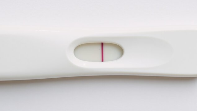 A positive result from pregnancy test confirms an expectant motherhood